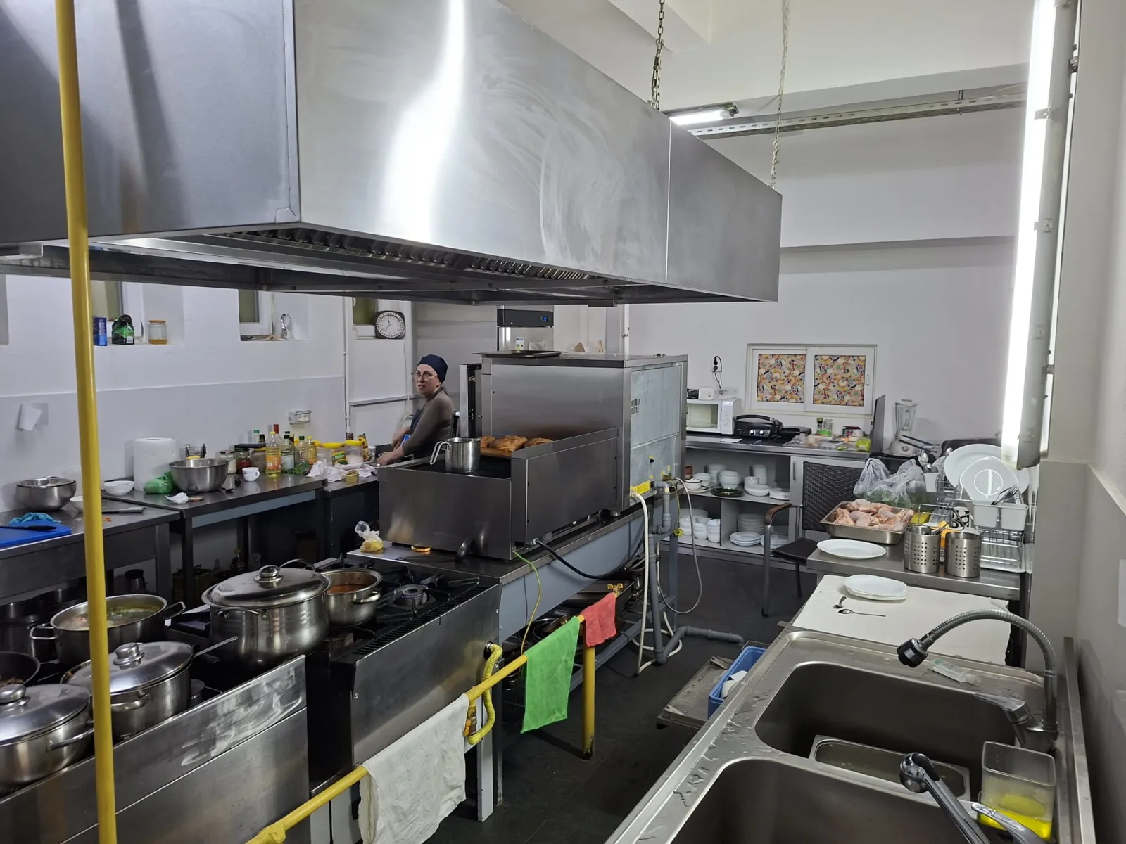Restaurant Gorjul kitchen preparation room